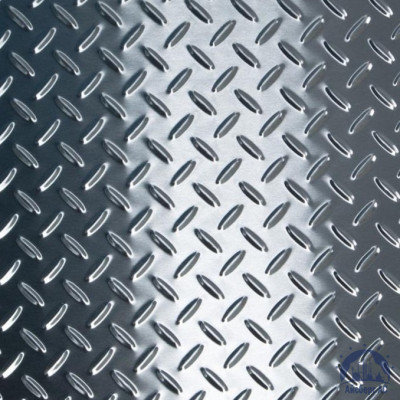 Рифлёный алюминиевый лист "Чечевица" 1,5х1200х3000 мм АМГ2НР купить  в Южно-Сахалинске