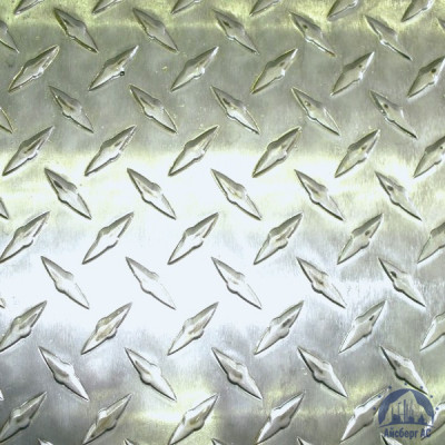 Рифлёный алюминиевый лист "Чечевица" 1,5х1500х3000 мм АМГ2НР купить  в Южно-Сахалинске